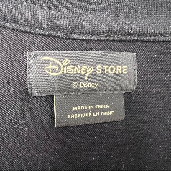Disney Store Mickey Mouse Jeweled Lightweight Black Crew Neck Sweater Size XL - Picture 8 of 12